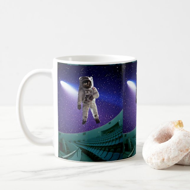 Taza De Café Astronauta Mug (Con donut)