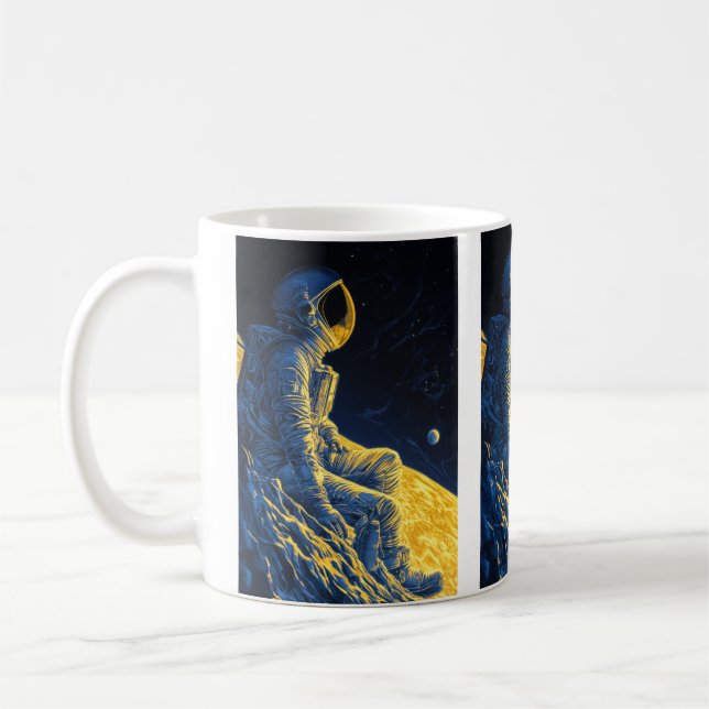 Taza De Café Astronauta mujer (Izquierda)