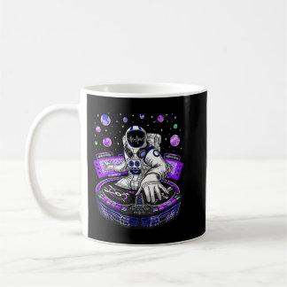 Taza De Café Astronauta Psicodélico DJ Psitrance Techno ED