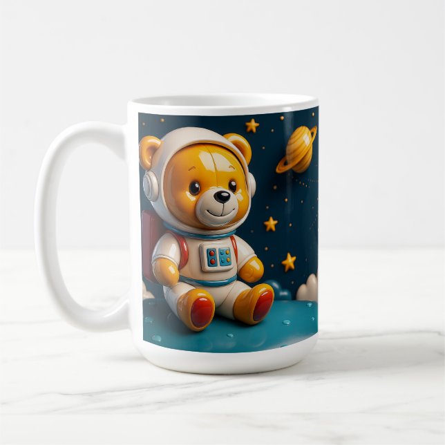 Taza De Café Astronauta Teddy Cut (Izquierda)