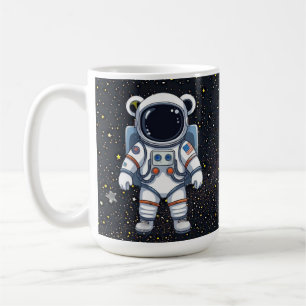 Taza De Café Astronauta Teddy estrellado