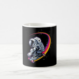 Taza De Café Astronauta y patineta