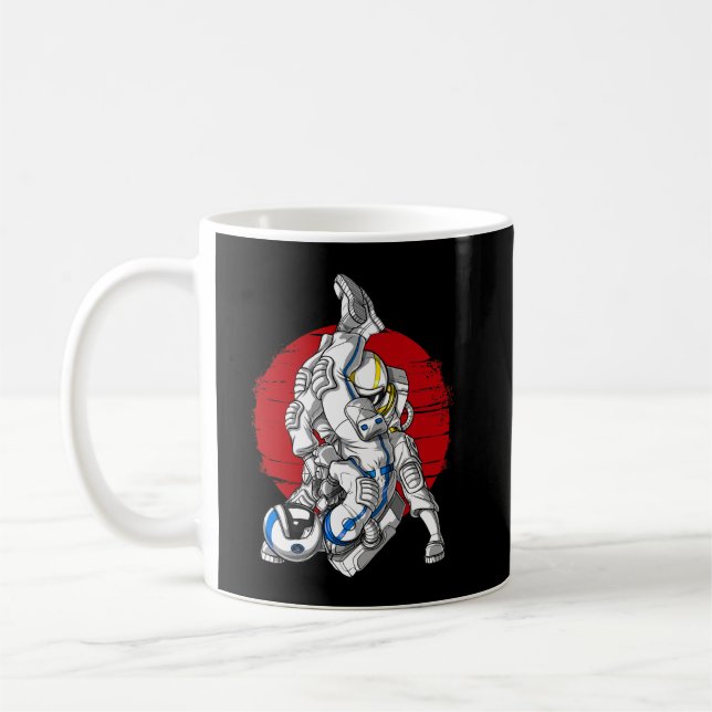 Taza De Café Astronautas de Jiu-Jitsu (Izquierda)