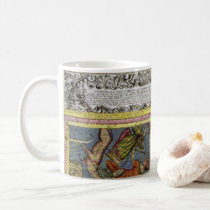 Taza De Café Astronomía antigua, trayectoria del cometa por Mat