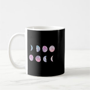 Taza De Café Astronomía Lover Fases Lunares Espacio Astro Luna 
