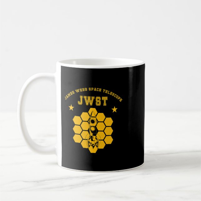 Taza De Café Astronomía Lover James Webb Space Telescope JWST S (Izquierda)