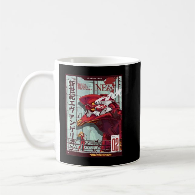 Taza De Café Asuka Langley Sohryu - Evangelion Classic (Izquierda)