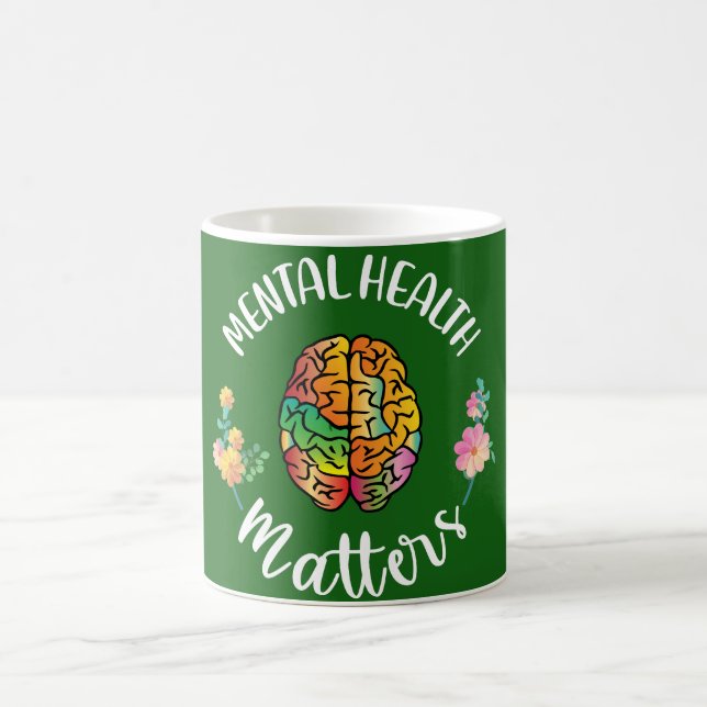 Taza De Café Asuntos de salud mental | Concienciación sobre la  (Centro)