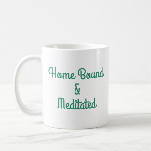 Taza De Café Atado a Casa y Meditado