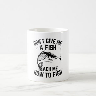 Taza De Café Atado en café y pesca - Mug perfecto para el ángul