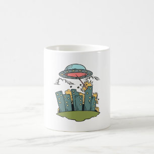 Taza De Café Ataque de Alien