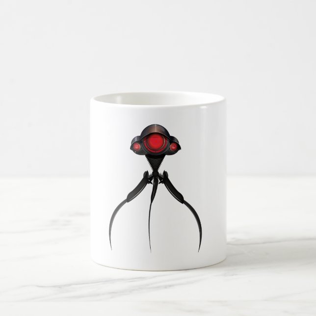 Taza De Café ¡Ataque de Trípode Alien de Ciencia Ficción! (Centro)