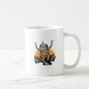 Taza De Café Ataque del robot