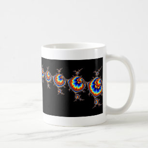 Taza De Café Ataque del UFO - arte del fractal