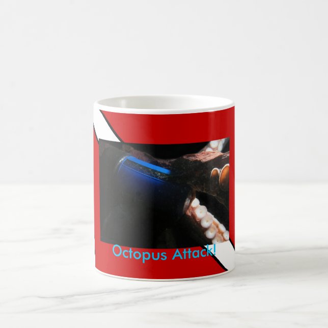 Taza De Café Ataque Octopus Scuba - Mug (Centro)
