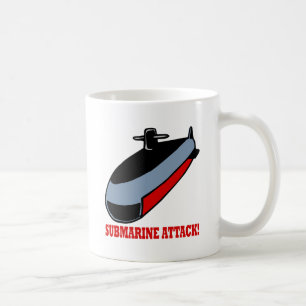 Taza De Café Ataque submarino
