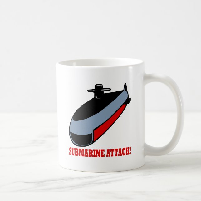 Taza De Café Ataque submarino (Derecha)