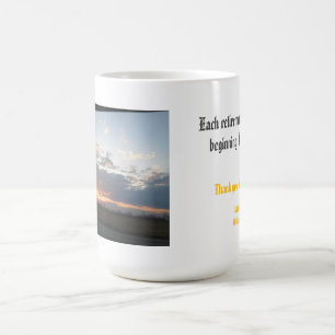 Taza De Café Atardecer de jubilación