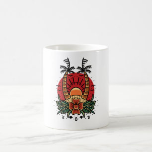 Taza De Café Atardecer de Verano