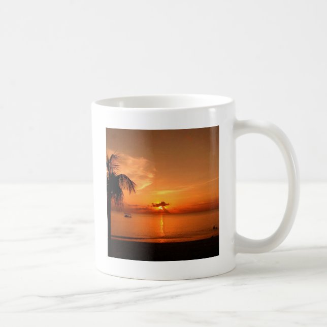 Taza De Café Atardecer de Verano (Derecha)