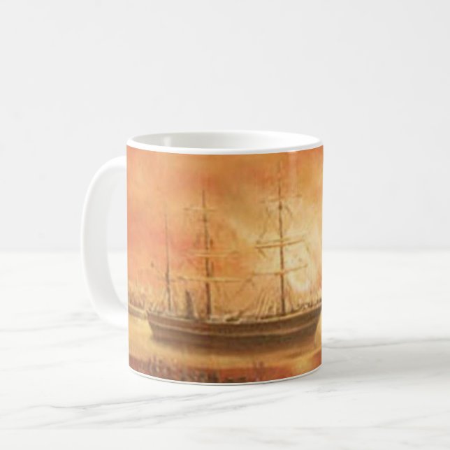 Taza De Café Atardecer en el pasado (Anverso izquierdo)