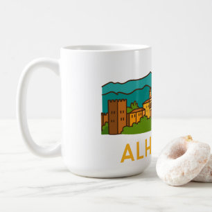 Taza De Café Atardecer en la Alhambra 2