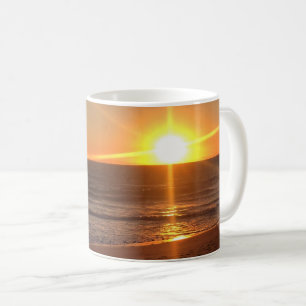 Taza De Café Atardecer en Newport Beach, California