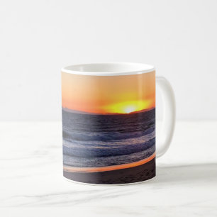 Taza De Café Atardecer en Newport Beach, California