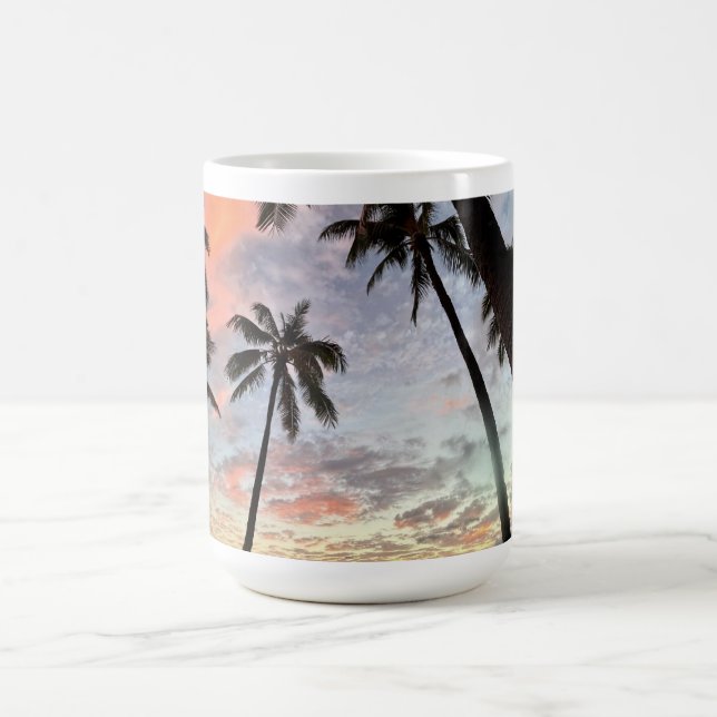 Taza De Café Atardecer Hawaiano (Centro)