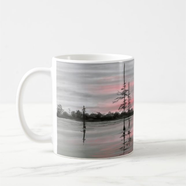 Taza De Café Atardecer sobre la Bahía (Izquierda)