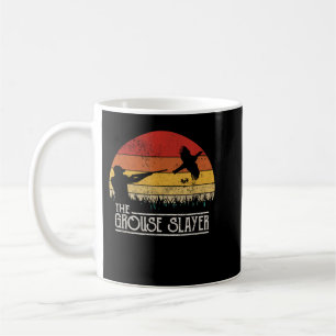 Taza De Café Atardecer Vintage Estilo Retro Caza de Urogallo Ur
