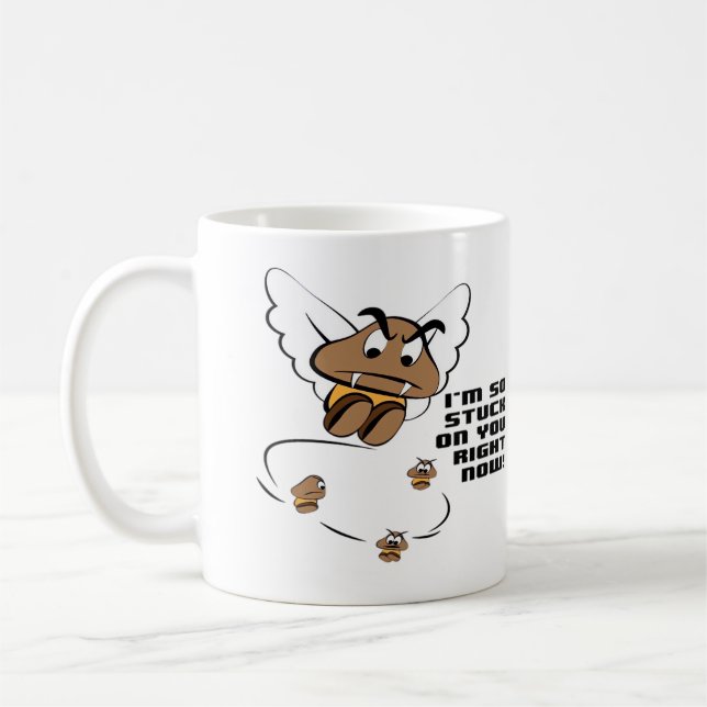 Taza De Café Atascado en ti estilo minimalista limpio (Izquierda)