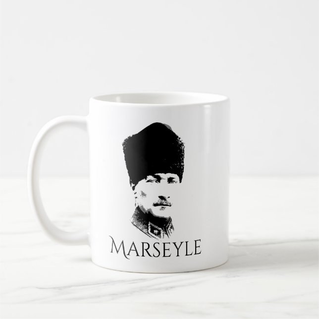 Taza De Café Ataturk personalizó (Izquierda)