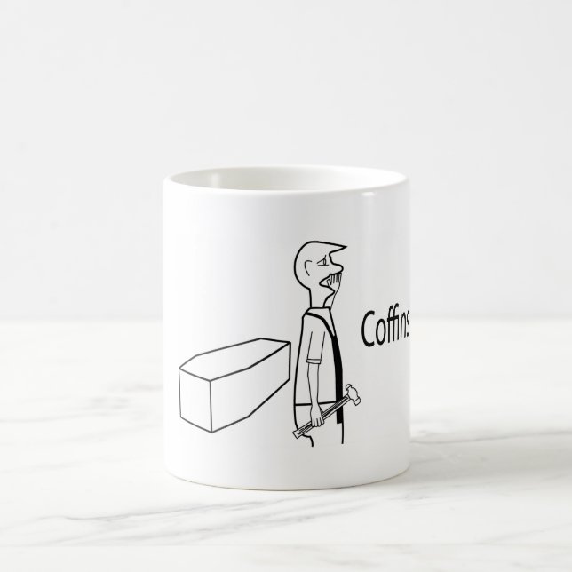 Taza De Café Ataúd listo (Centro)