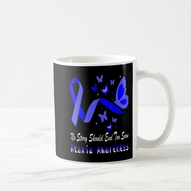 Taza De Café Ataxia Awareness Butterfly Support T-Shirt75 (Derecha)