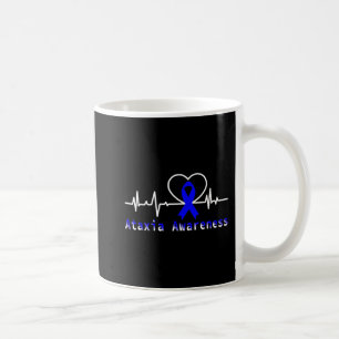 Taza De Café Ataxia Sensibilización Heartbeat Guerrero Apoya Ca