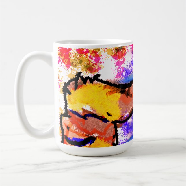 Taza De Café Atención de preocupación de Jesús (Izquierda)
