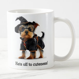 Taza De Café Atentado mago de yorkie mágico