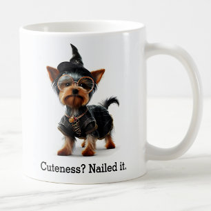 Taza De Café Atentado mago de yorkie mágico