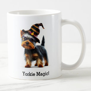 Taza De Café Atentado mago de yorkie mágico