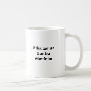 Taza De Café Athanasius contra Mundum