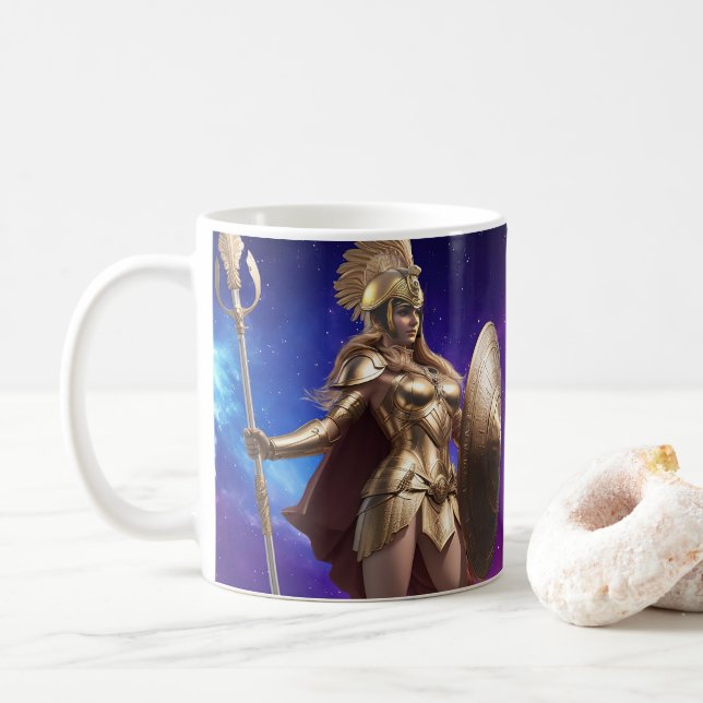 Taza De Café Athena Mythology Series (Con donut)