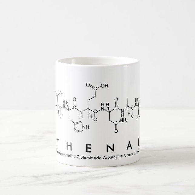 Taza De Café Athénaïs peptide name mug (Centro)