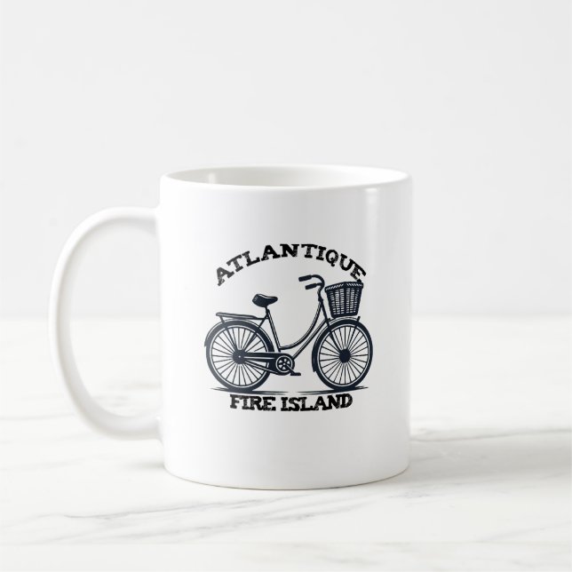 Taza De Café ATLANTIQUE Fire Island bicicleta playa familiar de (Izquierda)