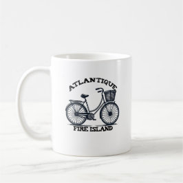 Taza De Café ATLANTIQUE Fire Island bicicleta verano playa fami