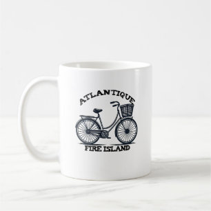 Taza De Café ATLANTIQUE Fire Island bicicleta verano playa fami