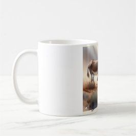 Taza De Café Atlas Donkey AREF409 - Watercolor