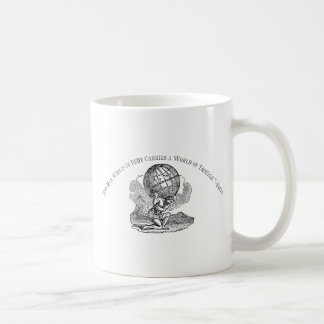 Taza De Café Atlas encogido/cita de la deuda
