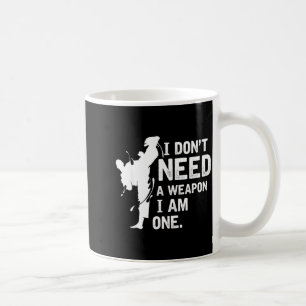 Taza De Café Atleta de deportes de cinturón negro de artes marc