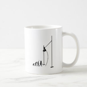 Taza De Café Atleta del salto con pértiga